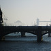 A foggy day in London town.