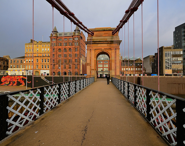 Portland Street Suspension Bridge, Glasgow