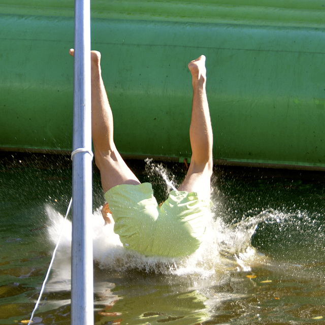 Leidens Ontzet 2013 – Fierljeppen – Water