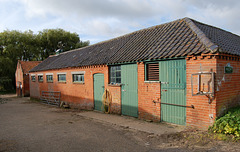 Wrentham. Priory Road. Priory Farm. Farmbuildings
