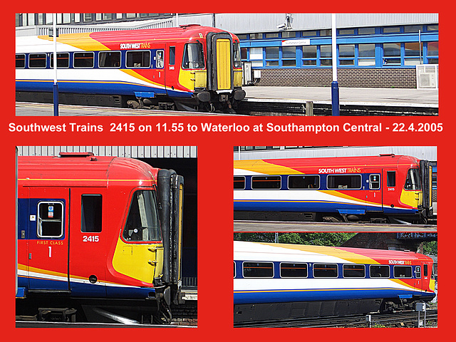 Southwest Trains 2415 - Southampton Central - 22.4.2005