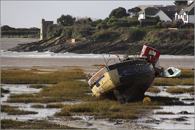 Aground