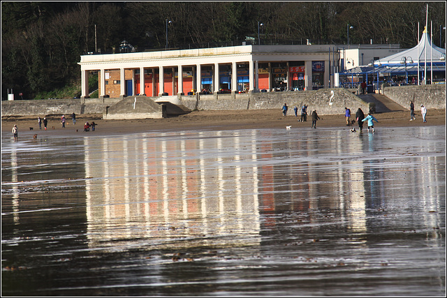 Wet beach