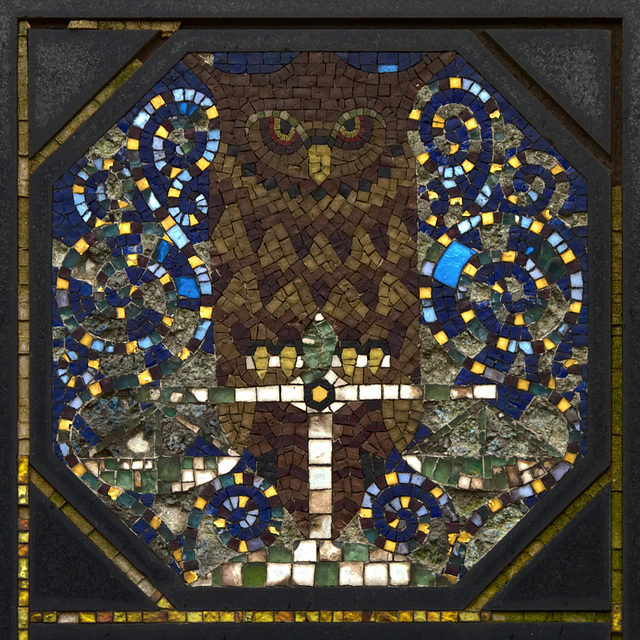 Grave stone mosaic