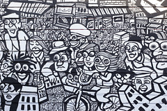 Traffic Jam Mural – Kensington Avenue, Toronto, Ontario