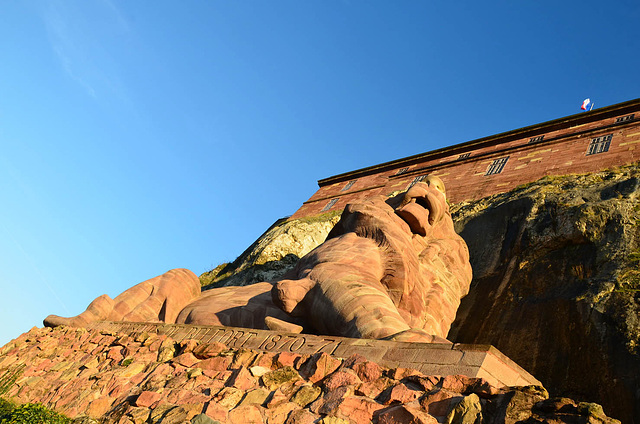 Le Lion de Belfort sous un autre angle***