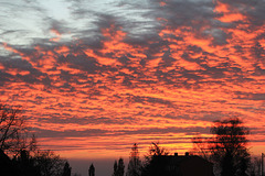 Sonnenuntergang über dem Bodensee