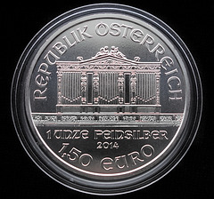 Austrian Silver 1.50 Euro coin.