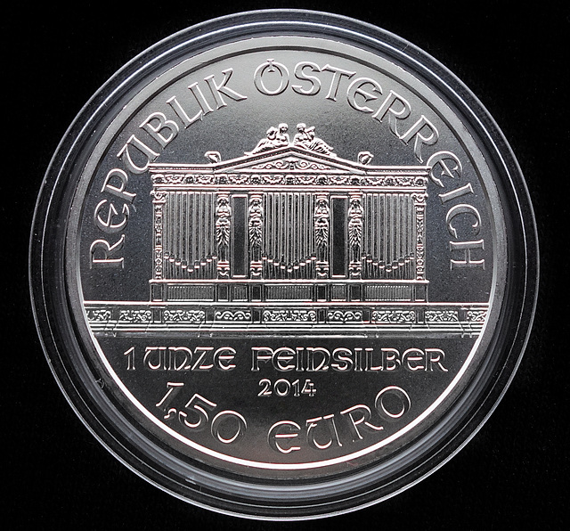 Austrian Silver 1.50 Euro coin.