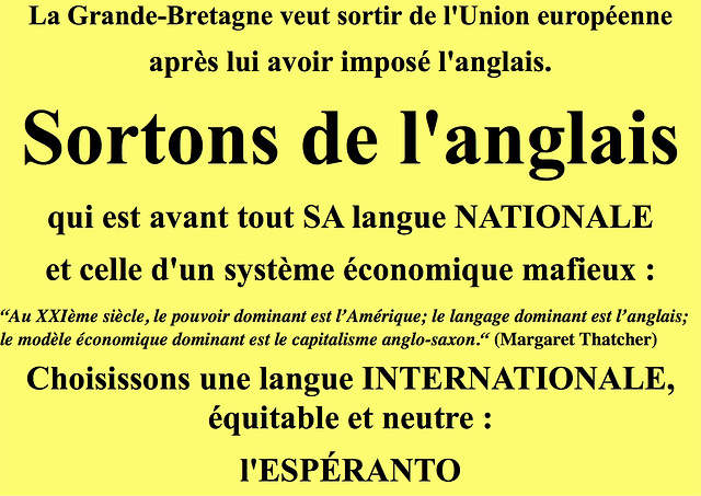 La Grande-Bretagne veut sortir de l'Union européenne...