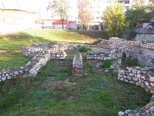 Durostorum - Thermes doubles associés à la résidence épiscopale.