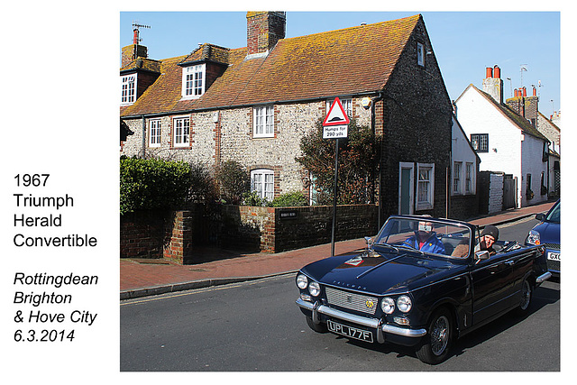 1967 Triumph Herald Convertible - Rottingdean - 6.3.2014