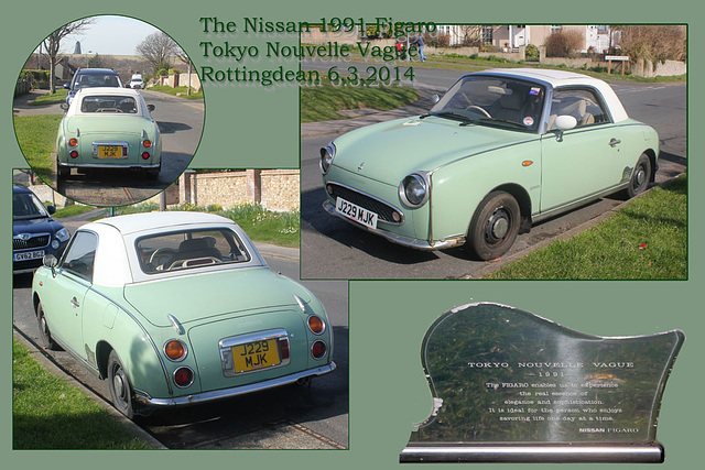 1991 Nissan Figaro -Rottingdean - 6.3.2014