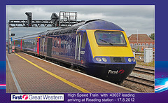 FGW HST 43037 - Reading - 17.8.2012