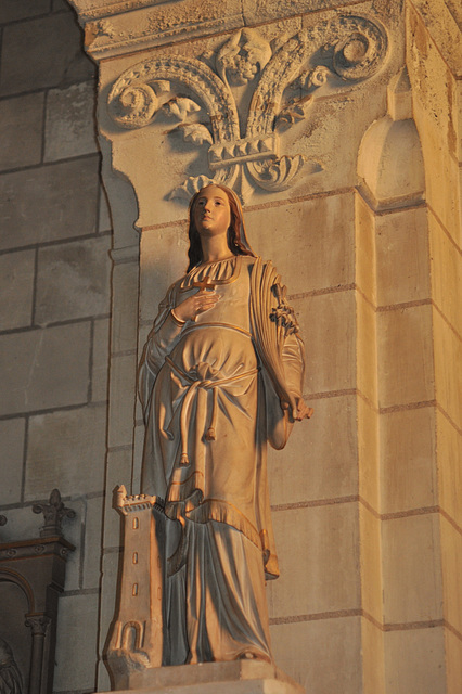 Sainte Barbe - Eglise de Veigné - Indre-et-Loire