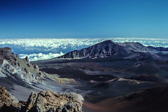 Haleakala Caldera, Maui, Hi, Dec 1980 (090°)