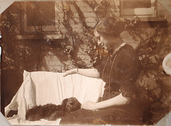 Scan from an early c20th English photo album, sadly none of the pics are identified Scan from an early c20th English photo album, sadly none of the pics are identified