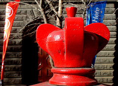 Swanston Street mailbox, detail