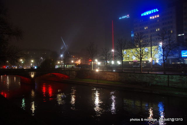 Depuis le quai Kleber vers la place de halles