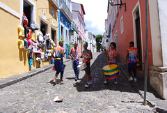 Scène de rue a Salvador de Bahia