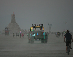 Camp Walter's VW Bug On The Night Of The Temple Burn (4745)