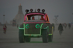 Camp Walter's VW Bug On The Night Of The Temple Burn (4746)