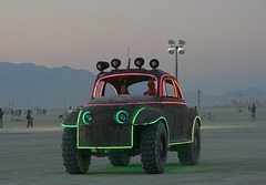 Camp Walter's VW Bug On The Night Of The Temple Burn (4748)