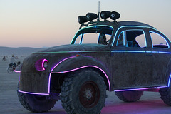 Camp Walter's VW Bug On The Night Of The Temple Burn (4751)