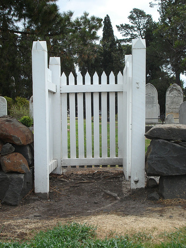 cemetery gate