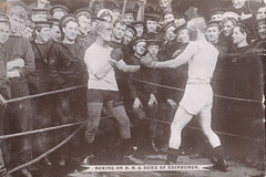 Boxing, HMS Duke of Edinburgh c1910