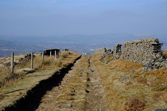 Brownhill farm from the Black Moor track