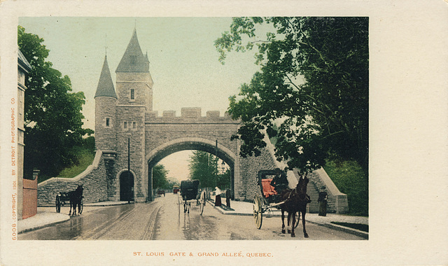 6008 - St. Louis Gate & Grand Alleé, Quebec.