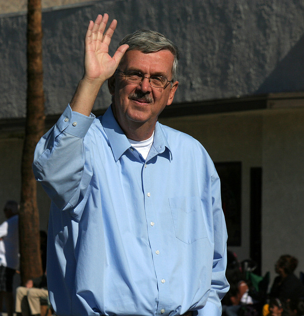 Councilmember Joe Mckee at DHS Holiday Parade 2013 (4011)