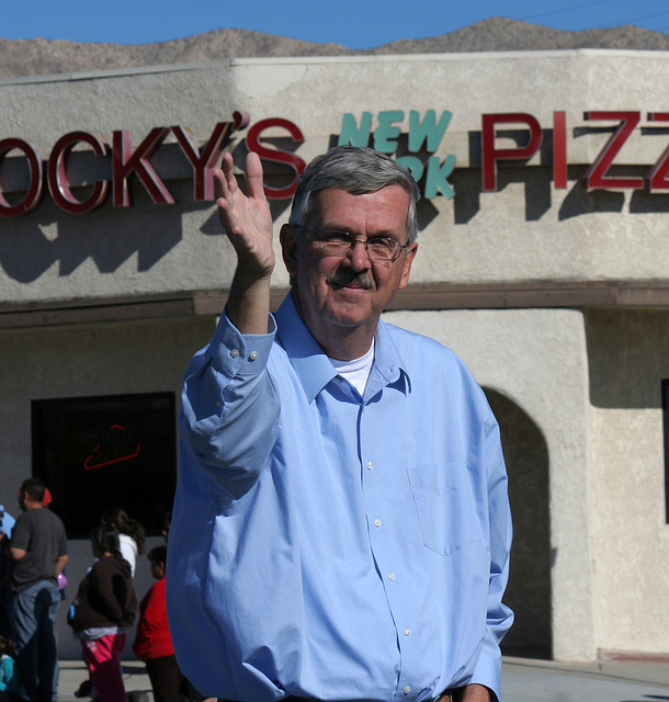 Councilmember Joe Mckee at DHS Holiday Parade 2013 (4013)