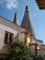 Those people got their priorities right. The great kitchen chimneys from outside