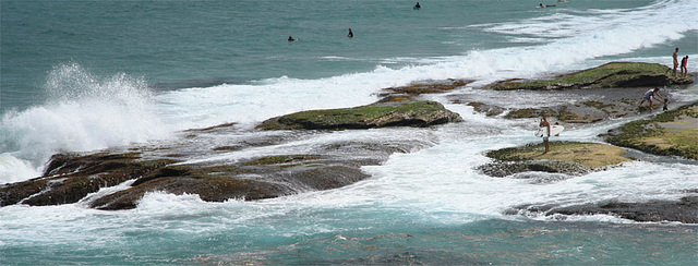 Rocks at Tamarama Beach