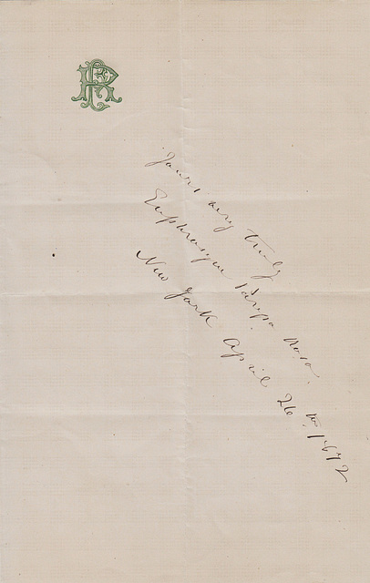 Autograph Euphrosyne Parepa-Rosa