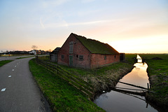 Old barn in Zoeterwoude-Weipoort