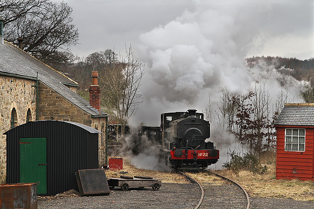 Rounding the shed