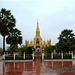 Pha That Luang and King Setthathirath statue