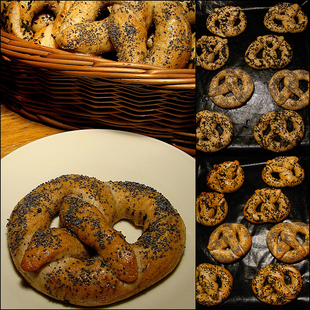 (Whole -Wheat Spelt) Soft Pretzels - Laugen Bretzel