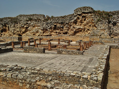 Roman villa outside Late-Empire wall
