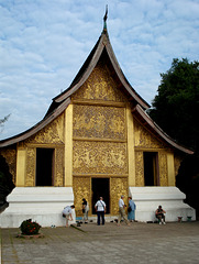 Temple for the cremation chariot of the Lao king