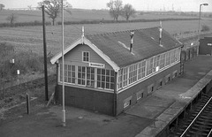 Brocklesby station signal box 1991