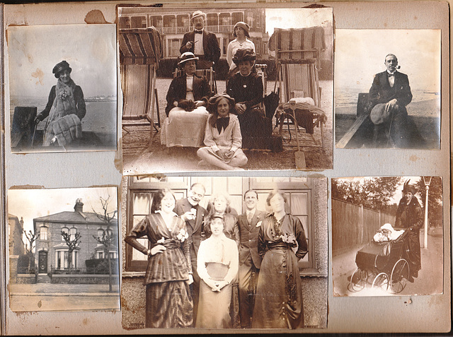 Scan from an early c20th English photo album, sadly none of the pics are identified