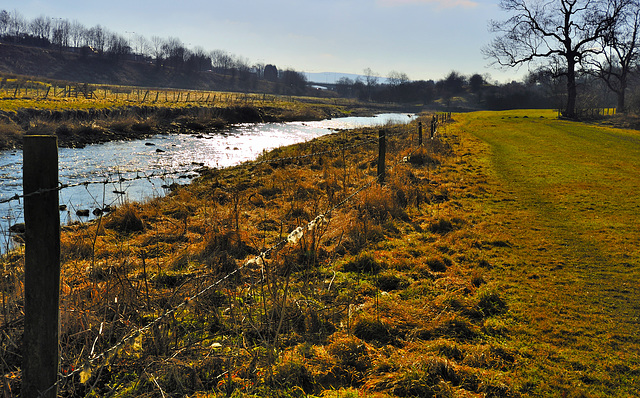 Pendle Water in Winter.