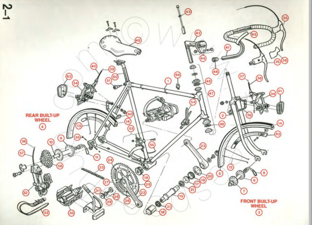 1980 Raleigh Pro Mk V parts diagram