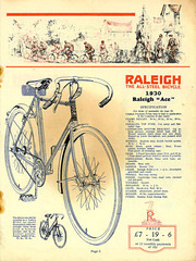 1930 Raleigh Ace ('30 1st ed catalogue)