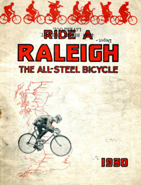 1930 Rossiter Cover Raleigh catalogue 2nd ed