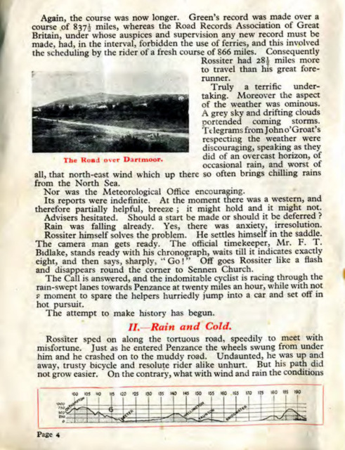 "A Great Cycling Record": Account of Rossiter's Record Ride 1930 Raleigh catalogue p2